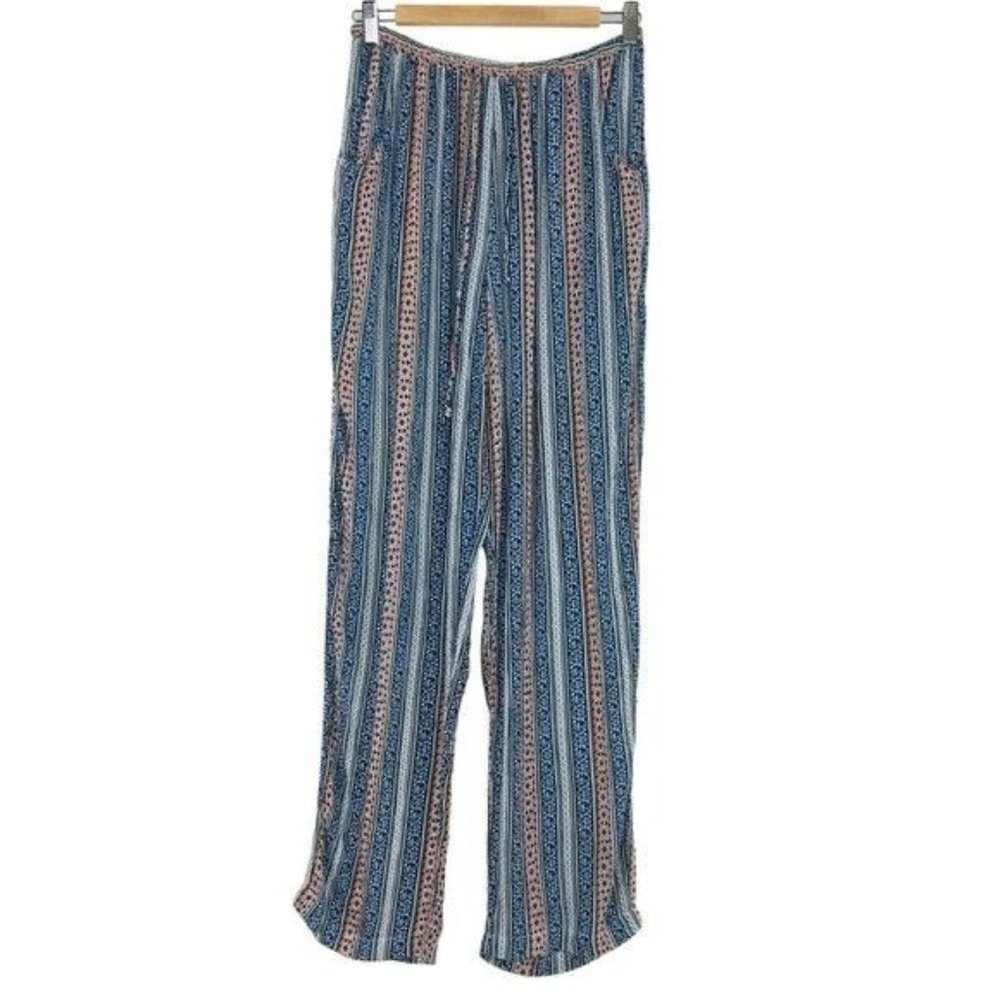 SARA STUDIO Boho Mix Print Relaxed Pants Size Medium